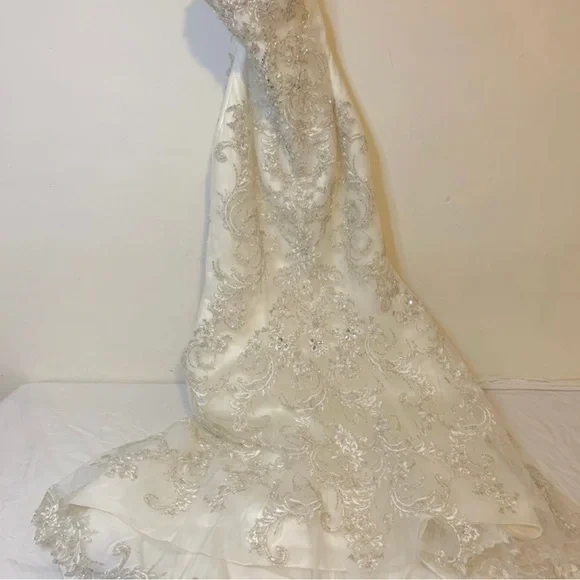 Sottero and Midgley Haute Couture wedding dress gown size 8 Ivory - Picture 11 of 15